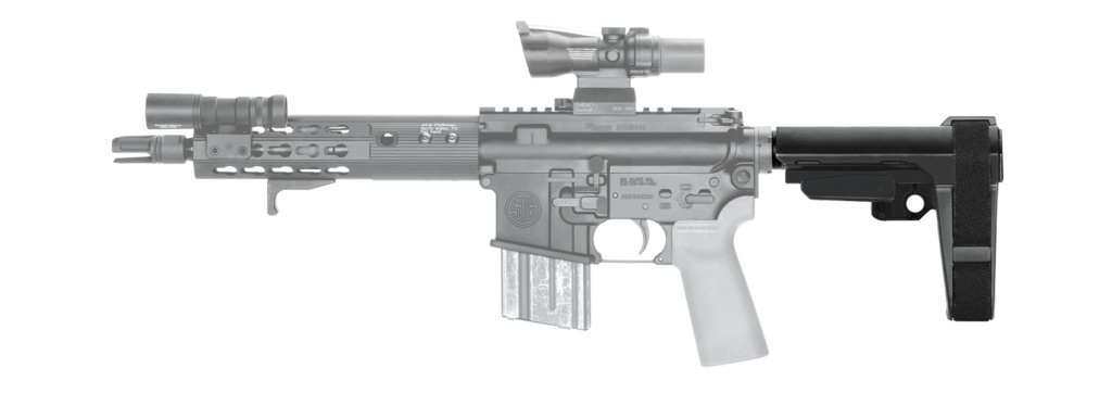 sba3 on AR pistol